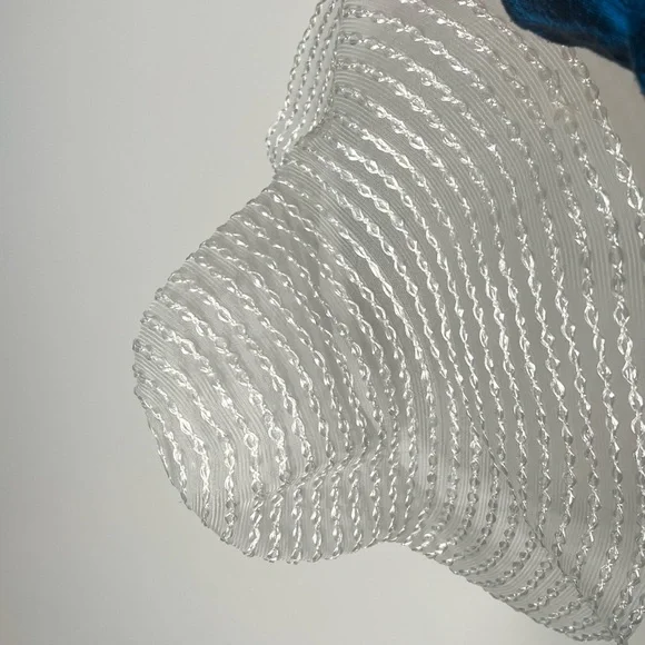 Elegant White Sun Hat Sheet Summer Beach Hat simple - Picture 4 of 6